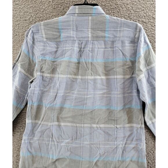 Tommy Bahama Coastline Cord Yosemite Check Shirt Men's S Dockside Blue Button Up - Picture 11 of 14